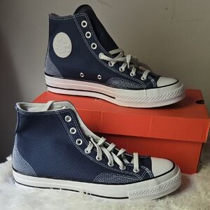 Converse Chuck 70 Hi Navy  Fossilized High-Top Sneaker A07434C Men's US 9